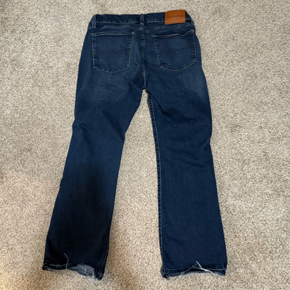 Lucky Brand Women's Indigo Wide Leg Jeans - Picture 2 of 5